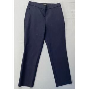 Theory 'Basic Pull On Pant' in Dark Night Approach Twill. Navy, Women's 2. NWT!